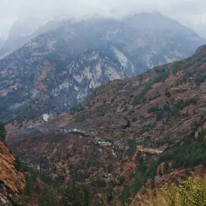 Bihi village from far